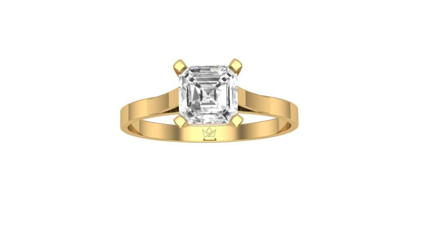 Solitaire Asscher b scaled