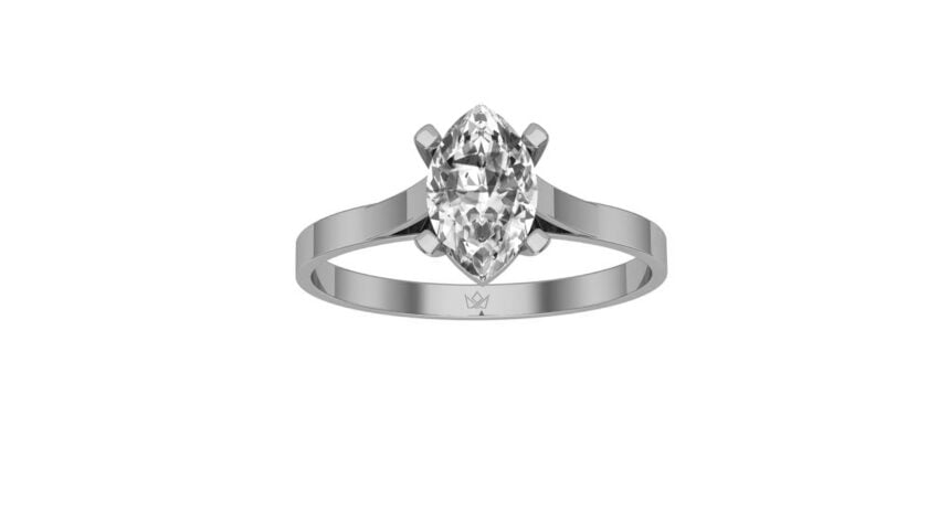 Solitaire Marquise Silver b scaled