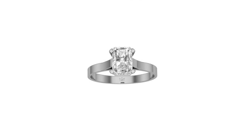 Solitaire Radiant Silver b scaled