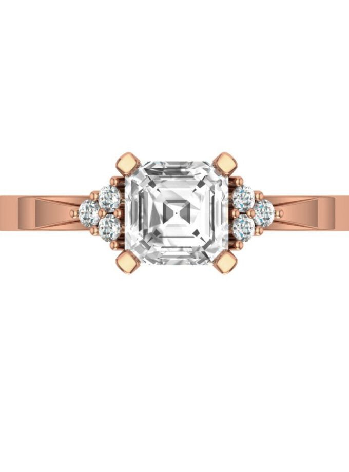 Vintage Asscher RGold a