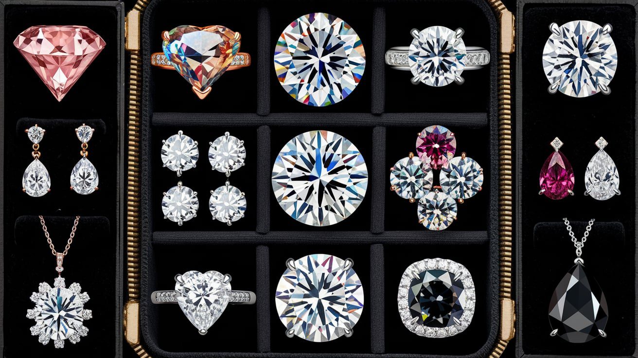 collection of diamonds