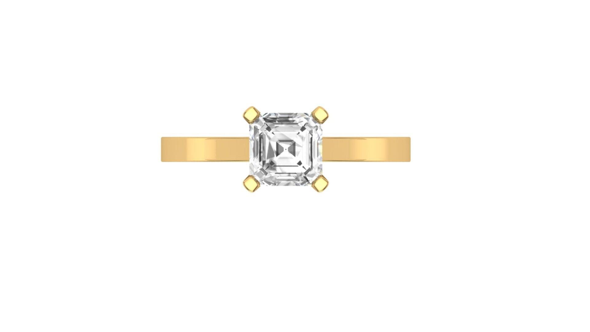 Solitaire Asscher a scaled