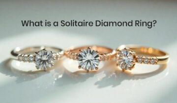What is a solitaire diamond ring?