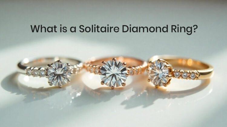 What is a solitaire diamond ring?